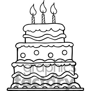 ... -family-clipart-black-and-white-1382758-black-white-birthday-cake.jpg
