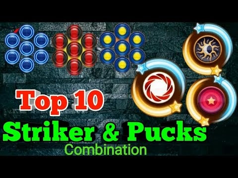 Top 10 Best🔥 Striker & Pucks Combination 😎 Gameplay in Carrom Pool / Car...