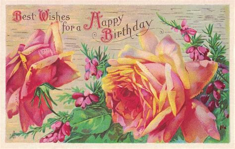 Are you tired of spending hours scouring stores for the perfect birthday card? free printable vintage birthday postcards rose clearfield
