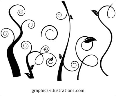 Side Swirls Tattoo Design. Chris Hatch Tattoo Artist www.chrishatch.co.uk