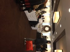 Spectators have a wander round at all the stalls.