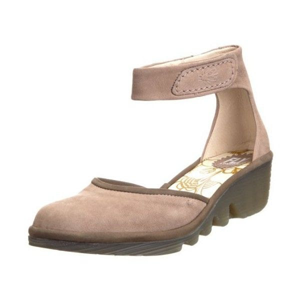 FLY London Women's Pank Wedge Pump (175) liked on Polyvore