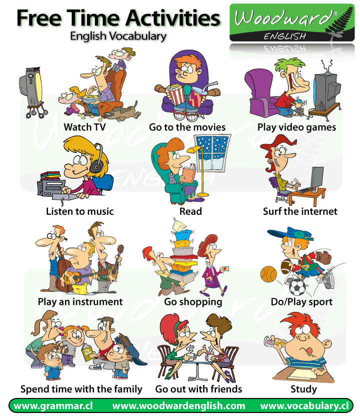 Resultado de imagen para free time activities