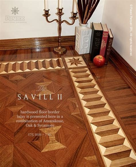 This was not our first experience with sam kinnaird. Hardwood floor borders: the SAVILL II pattern