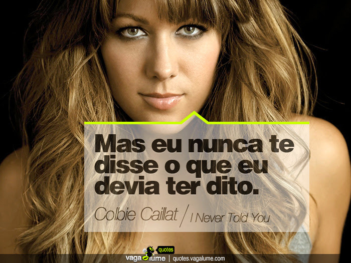 &#8220;Mas eu nunca te disse o que eu devia ter dito.&#8221; - I Never Told You (Colbie Caillat)


Source: vagalume.com.br