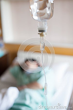 Woman Patient Sleeping In Hospital Bed Royalty Free Stock Photography - Image: 26351307