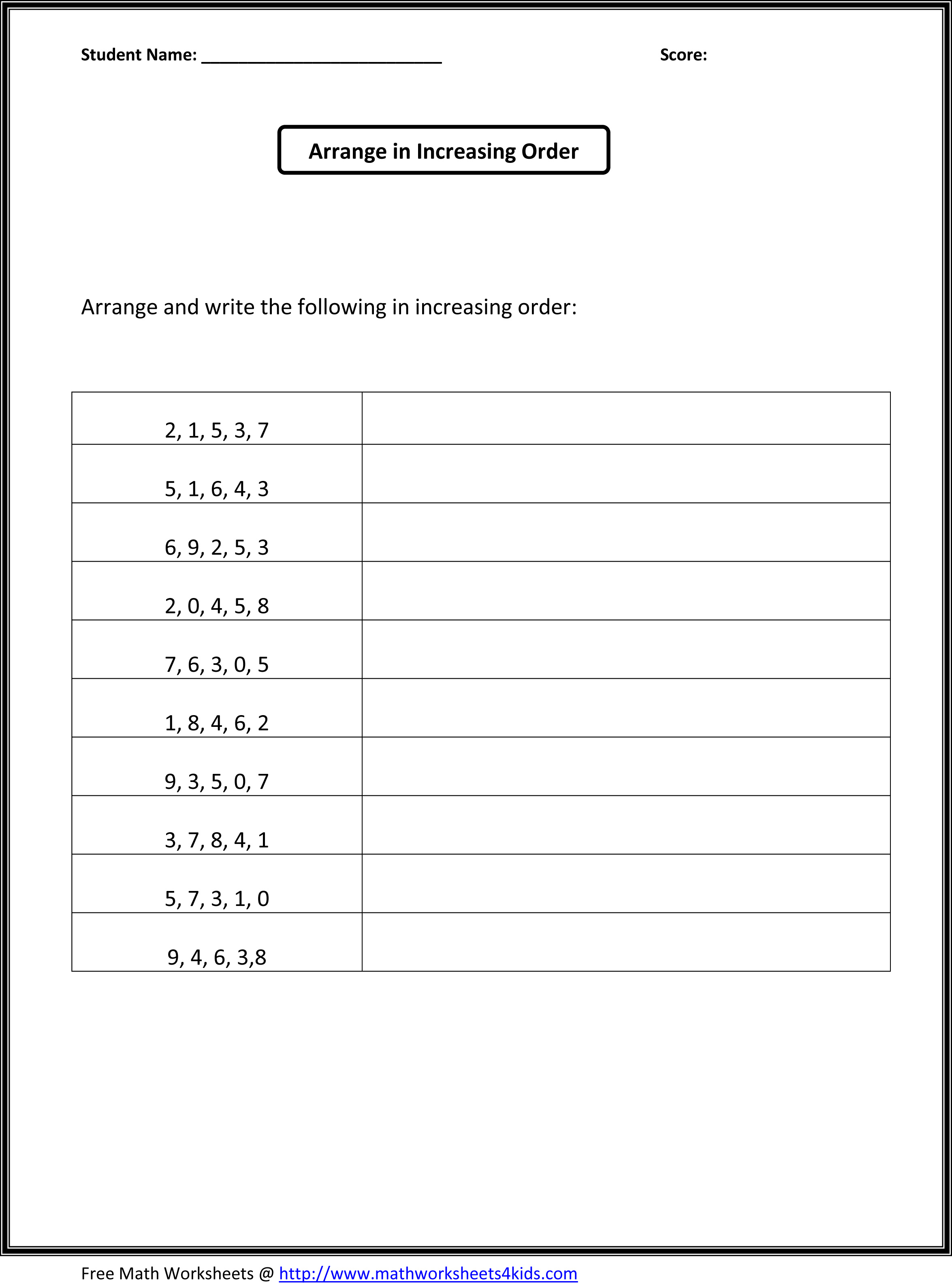 Weather math worksheets 10th grade