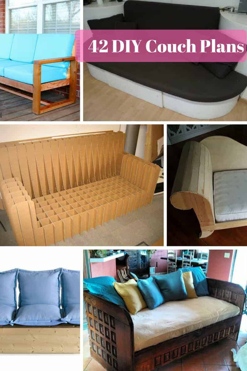 42 DIY Sofa Plans [Free Instructions] - MyMyDIY 