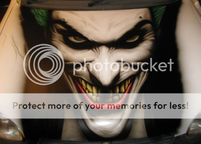 Joker Airbrush Design