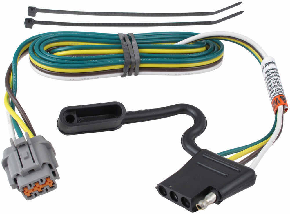 Replacement-OEM-Tow-Package-Wiring-Harness-with-4-Flat-for-...