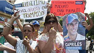 Protestas contra Maduro