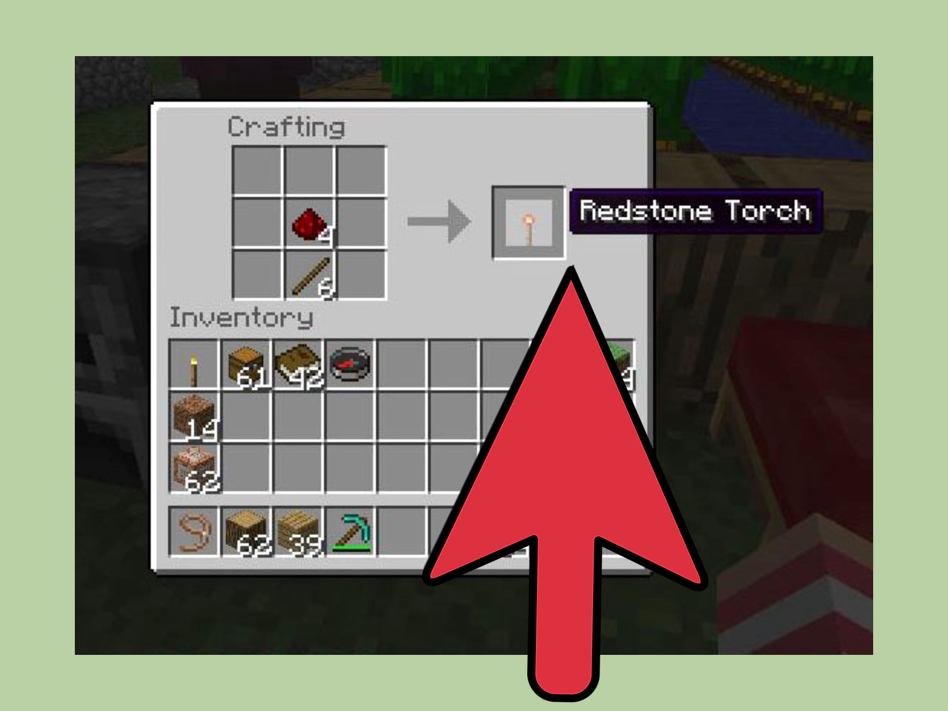 Comment fabriquer une torche dans Minecraft 17 tapes