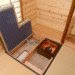 Oregon Cottage Company, Ofulo 1-TP tub, Japanese soaking tub, tiny house, tiny mobile house, mobile house, Japanese tiny home, Tea House, Tea House Cottage, Eco-bat insulation, tatami mat, loft, shoji screen,