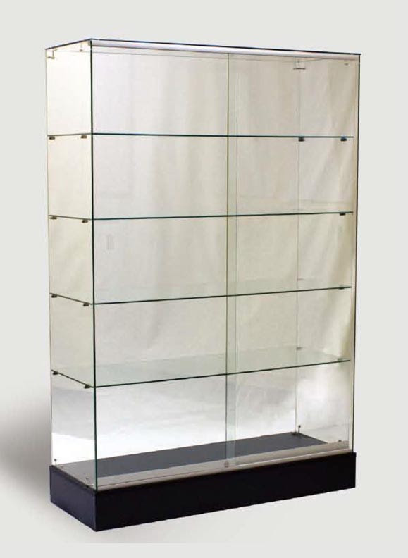 All Glass Full Vision Wall Case FWC4 | Gershel Brothers