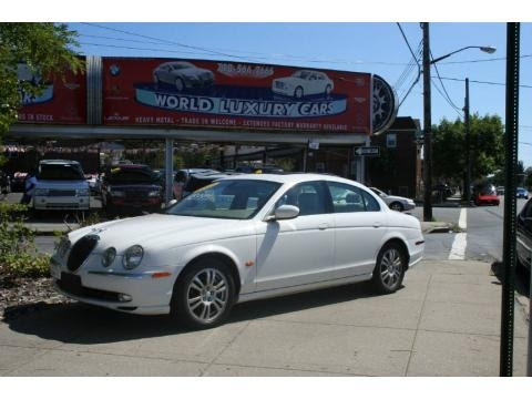 White Onyx 2003 Jaguar S-Type 4.2. White Onyx
