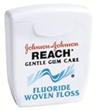 Favor (CASE OF 144)PT# 9337 Floss Woven Reach Gentle Gumcare Flu0oride Mint 5yd 144 Per Box by J&J Dental