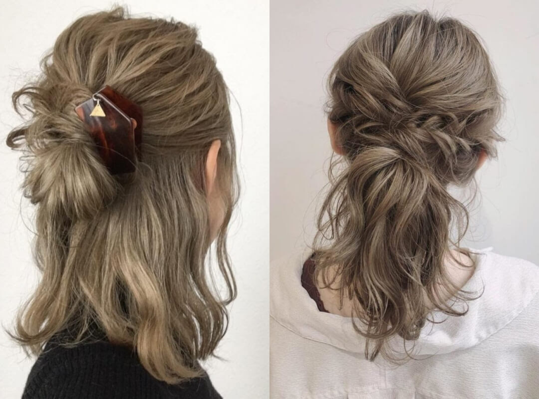 卒業式で母親のミディアムの髪型21 ヘアアレンジを紹介 春夏秋冬トレンド情報ピポパ発信局