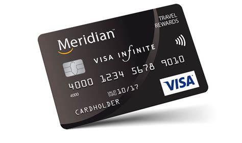 credit cards meridian personal member visa options