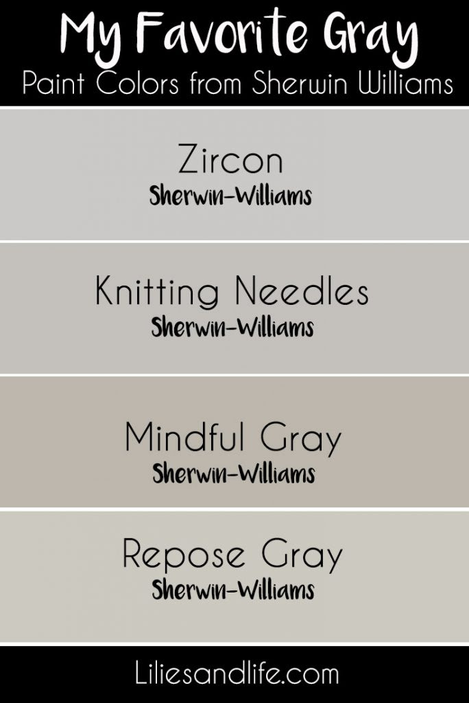 My Favorite Gray Paint Colors Lilies And Life Home Decor