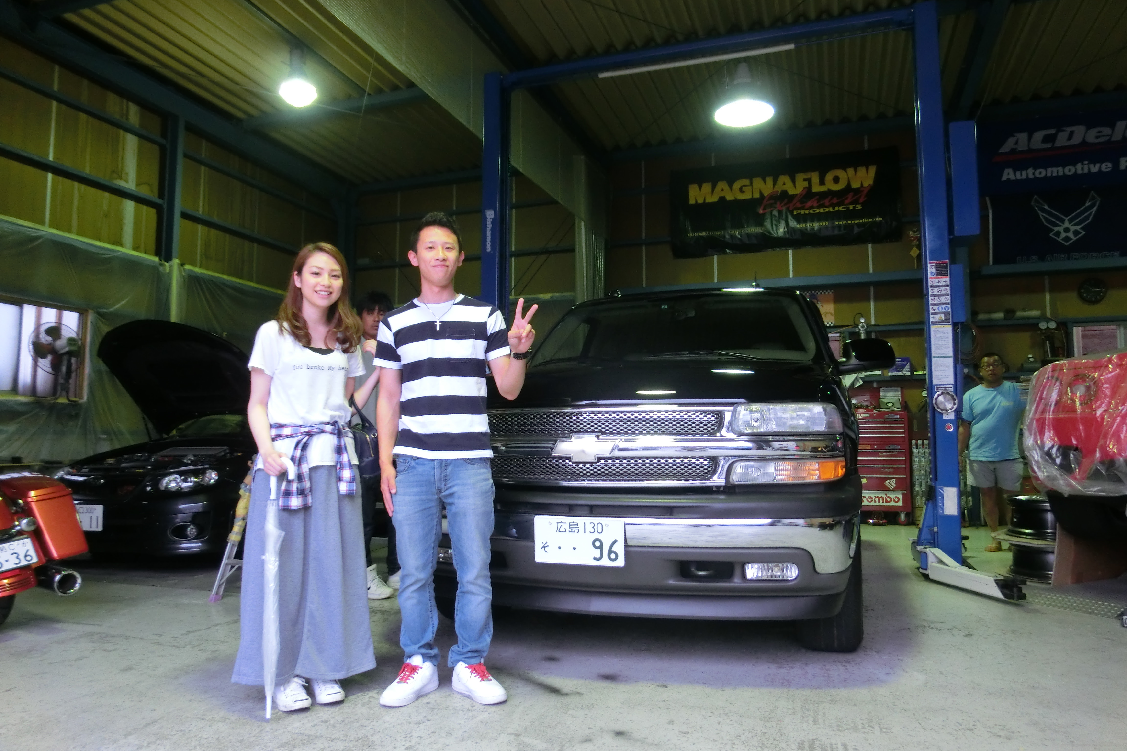 K君念願のシボレー タホ 納車 広島のアメ車販売なら Bodyshop Carbox
