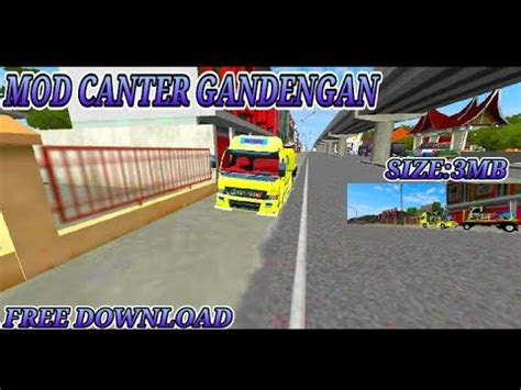 riliss mod truck canter gandengan angkut  unit mobil