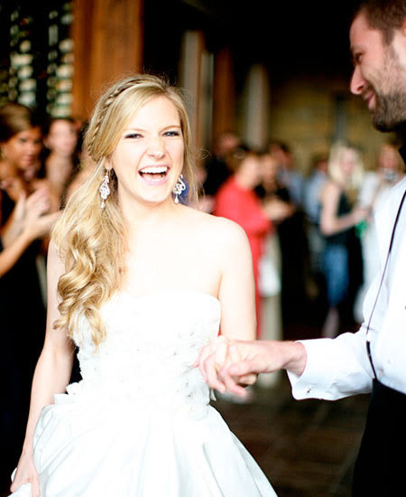 Bride Side Ponytail Wedding Hairstyles