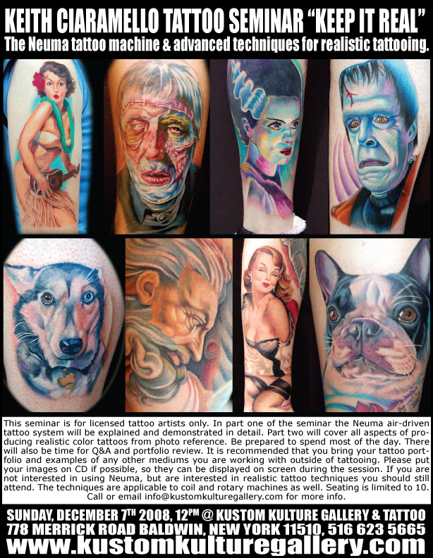 The Neuma tattoo machine & advanced techniques for realistic tattooing.