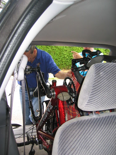 Loading the bikes