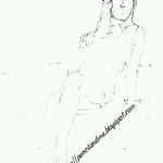 female model on sofa - Step 1