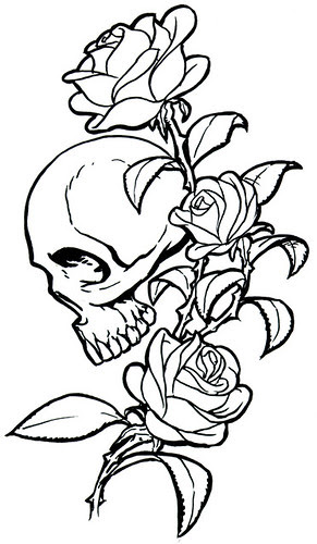 tattoo of roses. Tattoo inspired drawings with