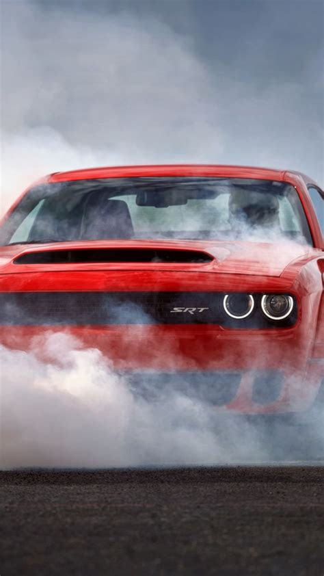 wallpaper dodge challenger srt demon hd wallpaper red