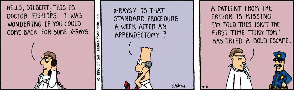 Дилберт 8 августа 1990 г.