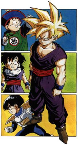 As várias faces de Gohan