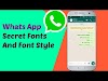 whats app secret font