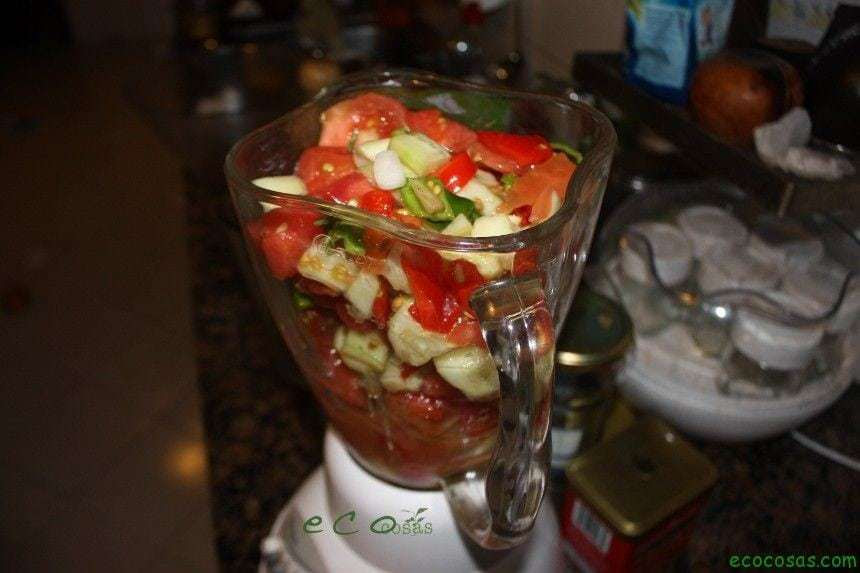 batidora ecocosas El Gazpacho, anticancerígeno y mucho más