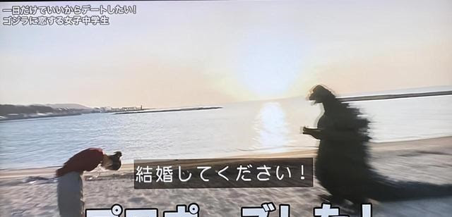 13岁少女爱上哥斯拉 不光要抱抱还直接现场求婚 还请理智恋爱 娱乐资讯 早游戏