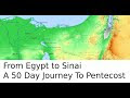 50 Day Countdown To Pentecost - From Egyptian Slavery to Mount Sinai