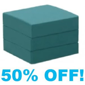 Single Chair Bed Foam Cube - With Glade Green Cotton Cover (Product ID ...