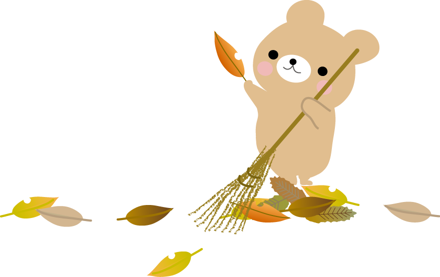 秋冬のイラスト 落ち葉 無料イラスト フリー素材