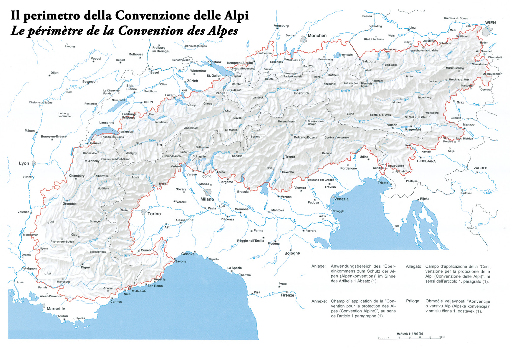 Immagini Delle Alpi Cartina