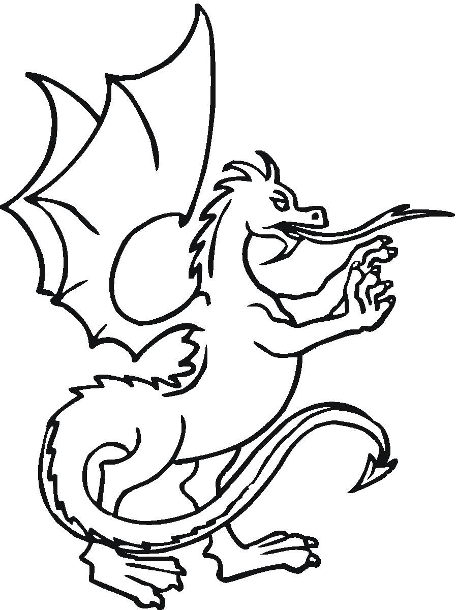Download Dragon Coloring Pages | Free download on ClipArtMag