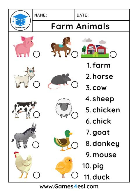 See more ideas about pets preschool, pets preschool theme, preschool theme. farm animal worksheets games4esl