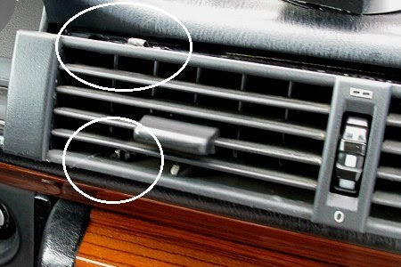 ｗ１２４センター吹き出し口の外し方