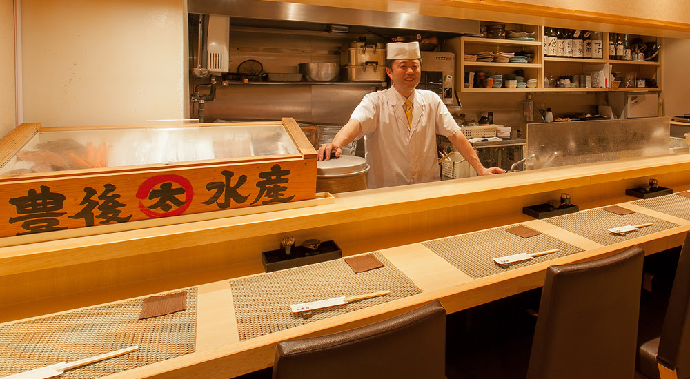 西梅田駅 北新地駅近くの寿司 和食 豊後太郎 個室は宴会 接待に人気
