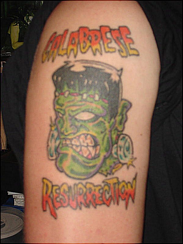 Calabrese Ouija Board :: View topic - CALABRESE Death Rock and Roll tattoos!