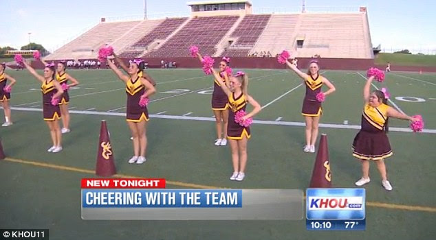 Team player: Brittany (far right) has been praised by the team captain ...