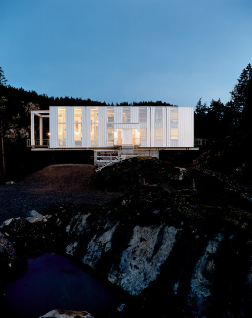 Prefab House In Remote Location Prefab House In Remote Location