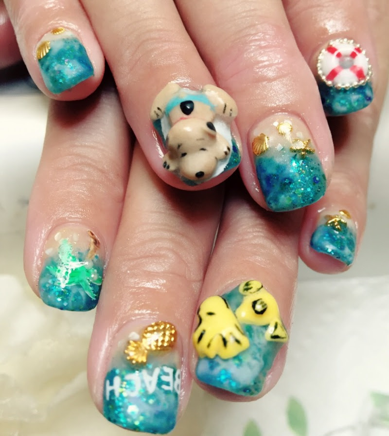 立体スヌーピー はっちゃん家 ち のnail Salon はっちゃん家 ち のnail Salon のネイル ネイルクルー