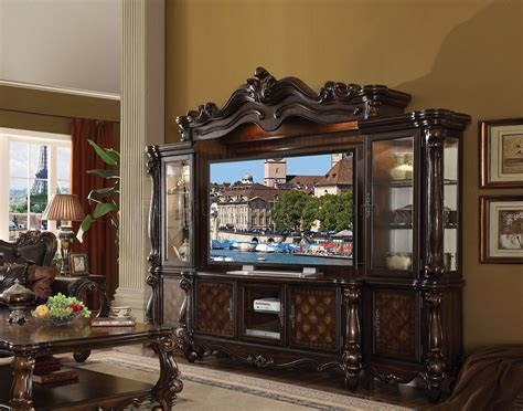 versailles tv stand   cherry  acme woptional
