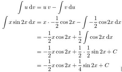 jawaban soal integral parsial nomor 2